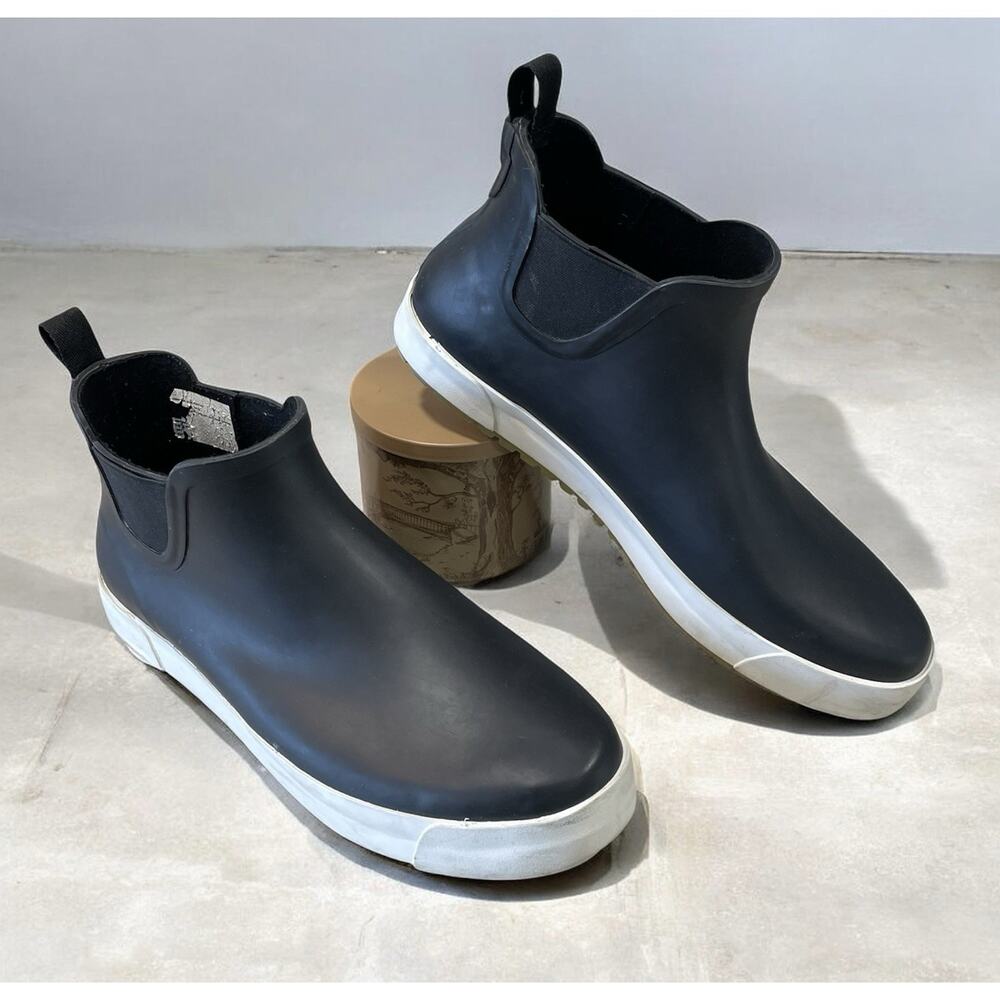 Universal Threads Women's Waterproof Shirley Rubber Ankle Boots Black Size 11
